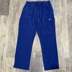 Elevate by IRG drawstring navy blue scrub bottoms